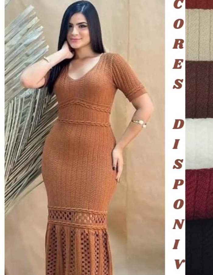 VESTIDO COM BABADO