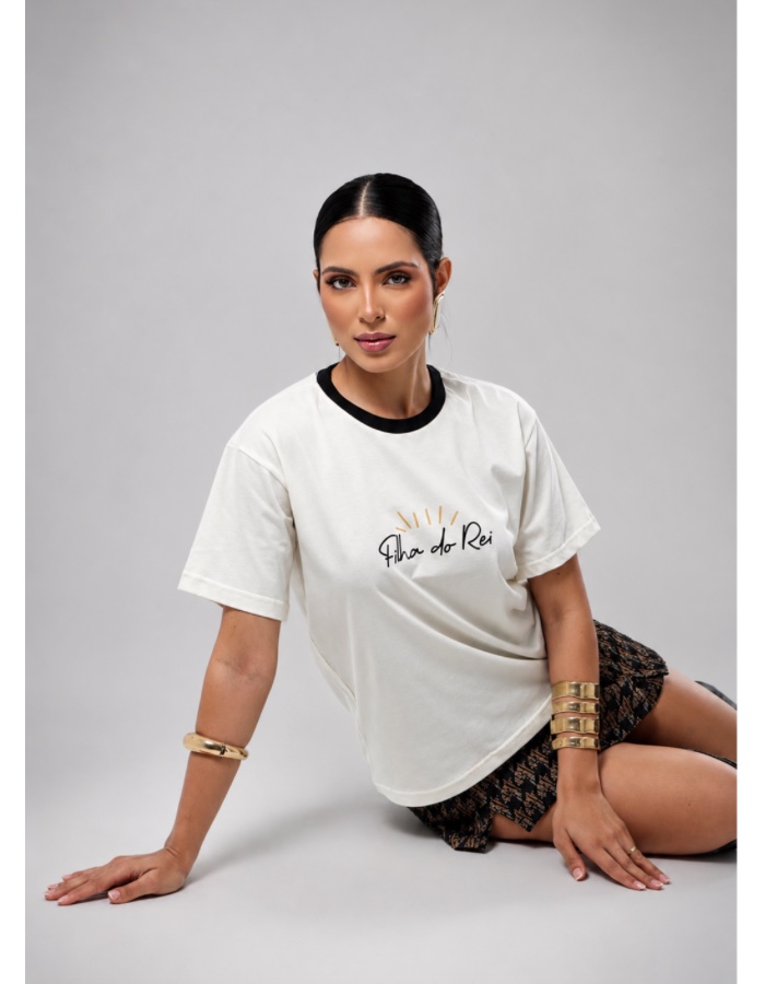 T-SHIRT OVER FILHA DO REI 