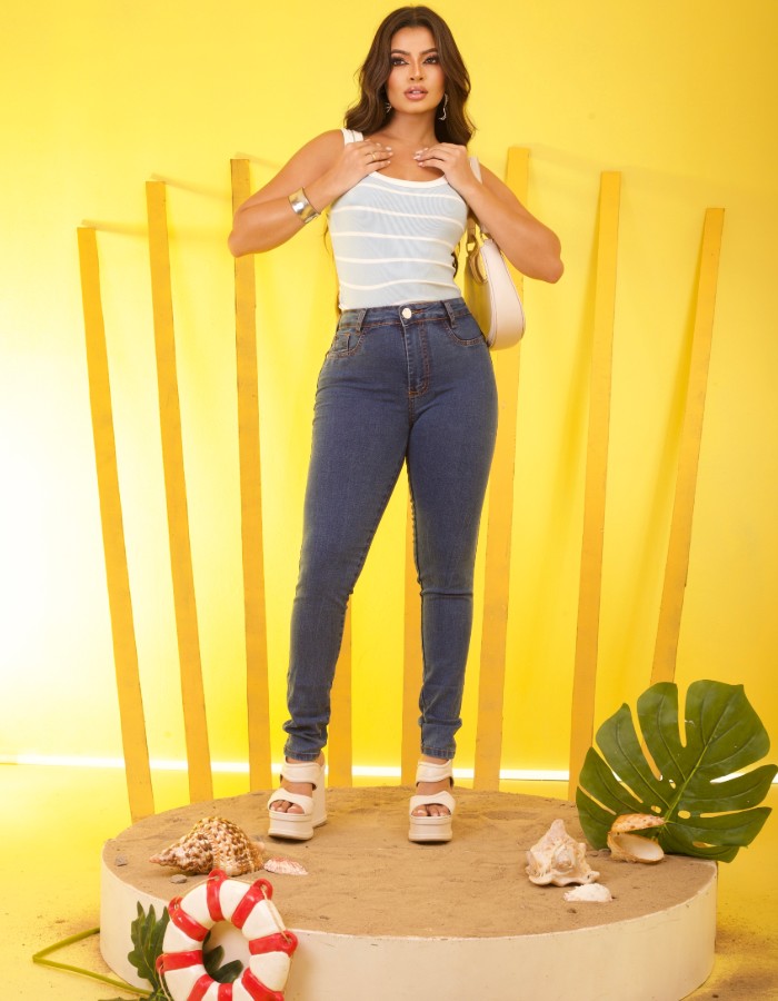 CALÇA SKINNY FEMININA