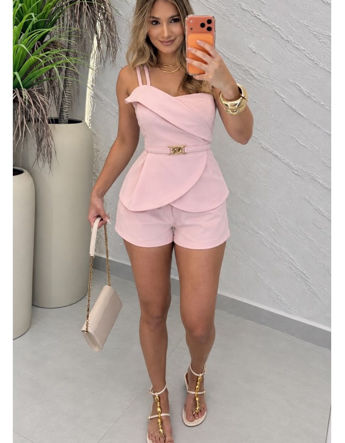 CONJUNTO ALFAIATARIA C/ SHORT