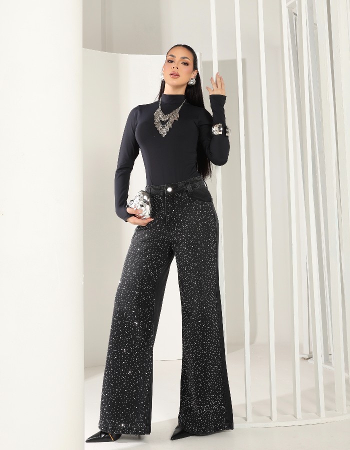CALÇA SLIM 100%