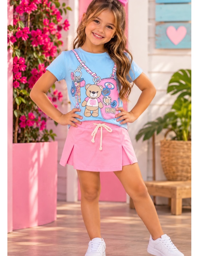 Conjunto confort 100% algodão 
