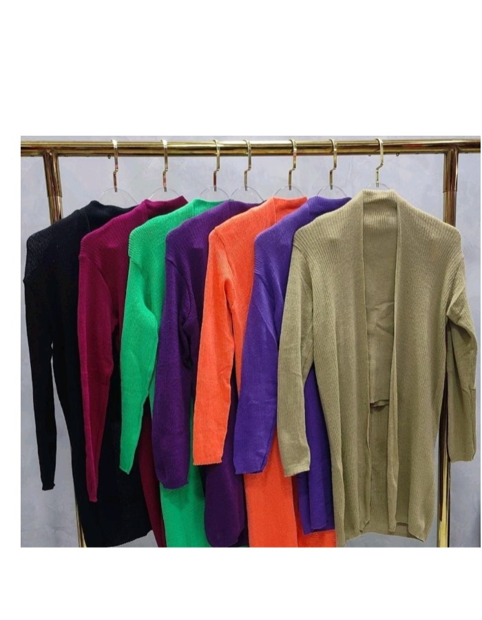 Conjunto cardigã e garrafinha 