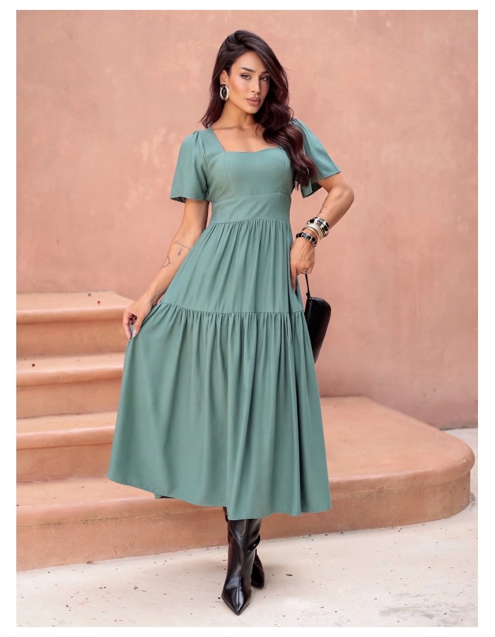 VESTIDO LISO