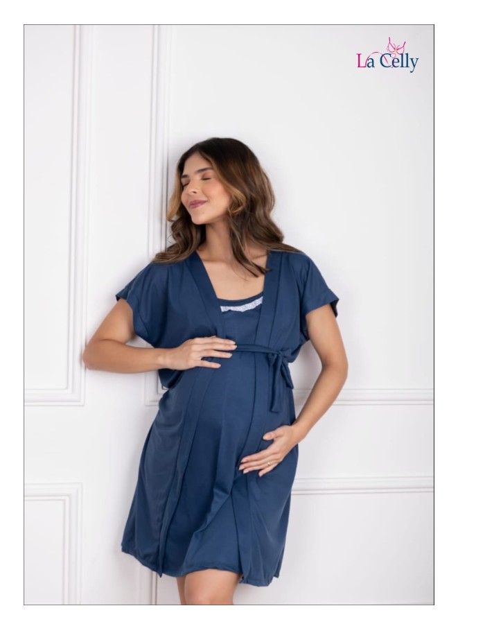 CAMISOLA GESTANTE COM ROBE