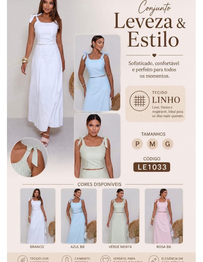 Conjunto Bianca 