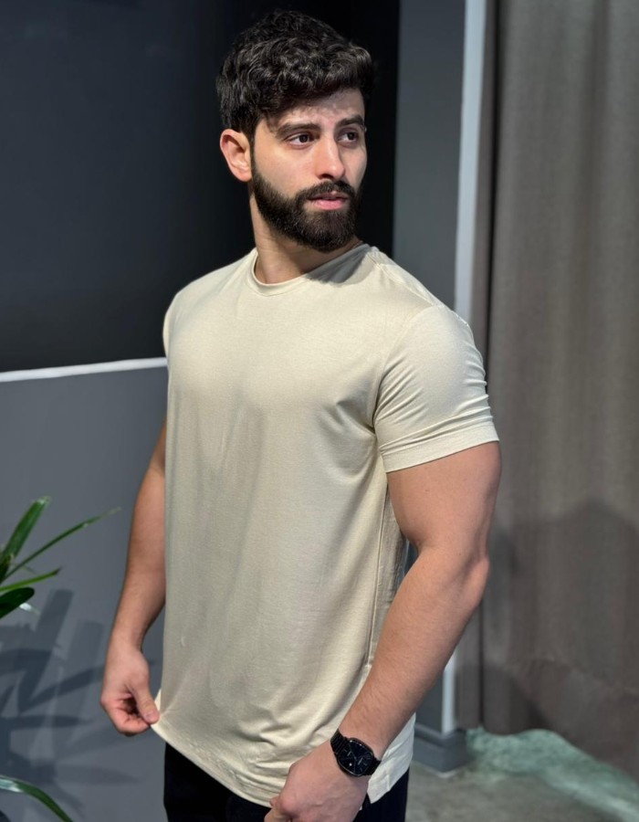 Produto t-shirt-tech-bege-cogumelo 2