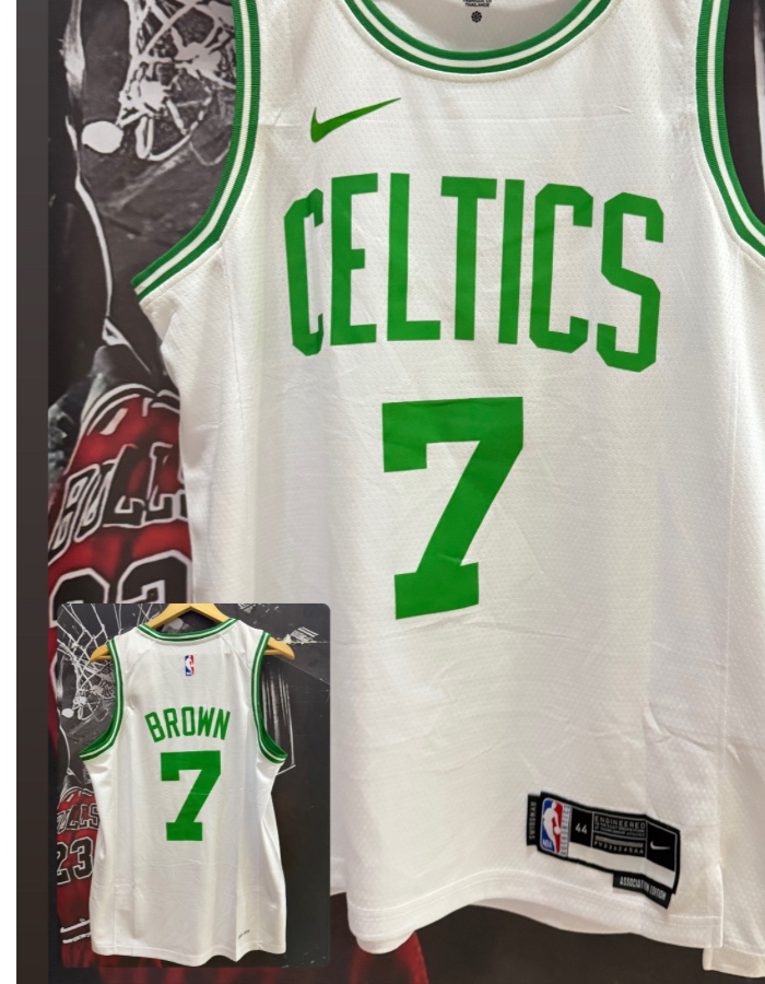 Regata NBA Nike Swingman - Boston Celtics Branca - Brown #7