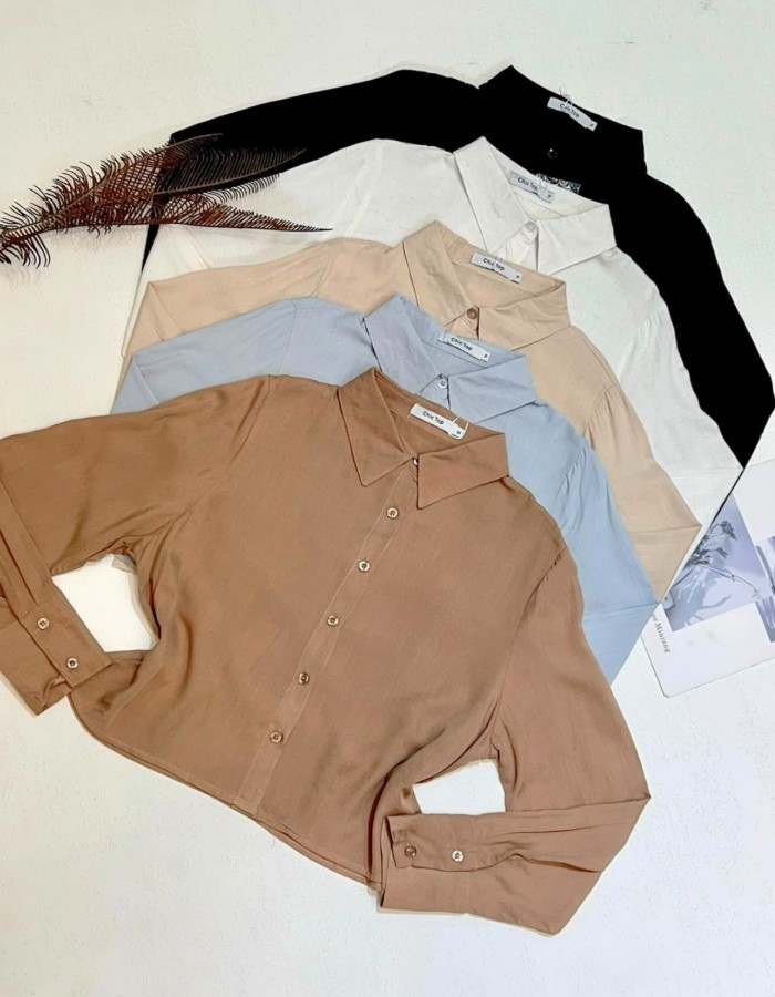 CROPPED LINHO MANGA LONGA