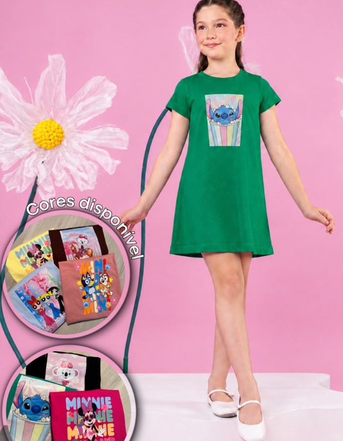 VESTIDO INFANTIL ESTAMPADO