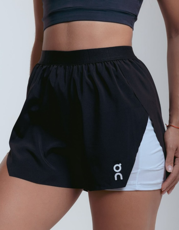 SHORT DUPLO ON TACTEL COM BOLSO