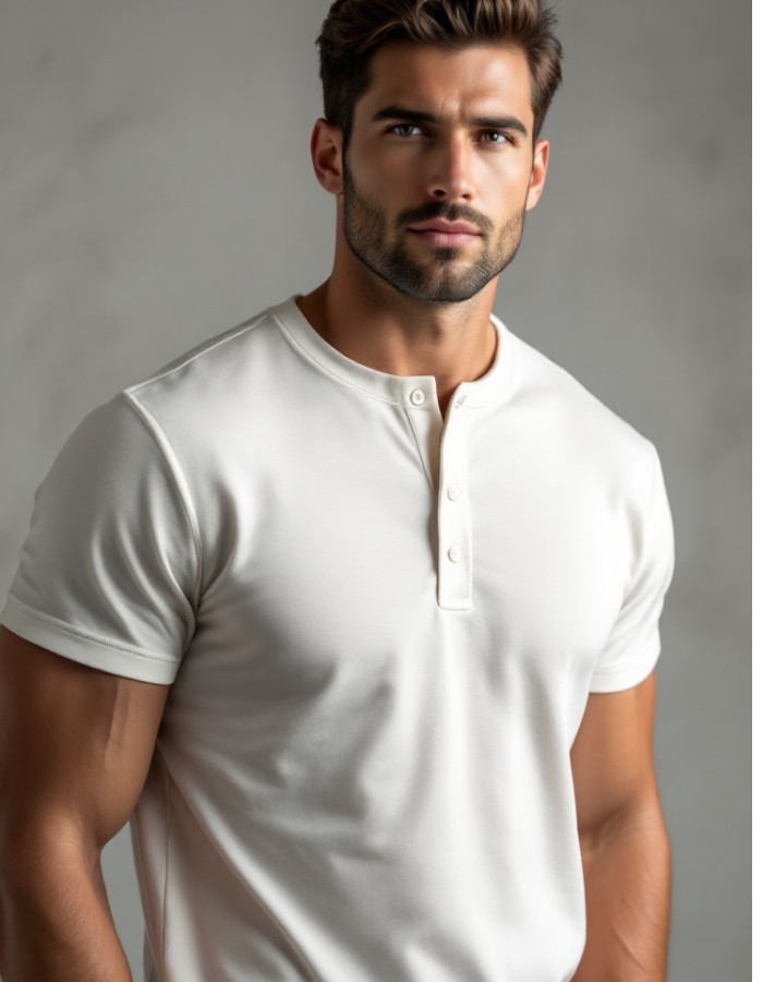 GOLA HENLEY SUEDINE 40.1 100% ALGODAO