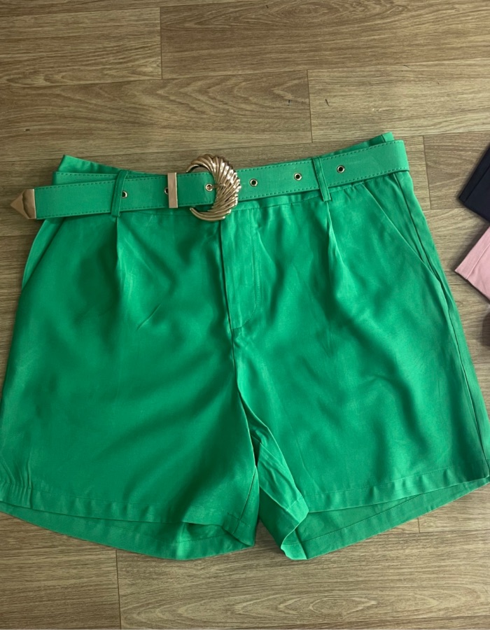 Short de linho plus 