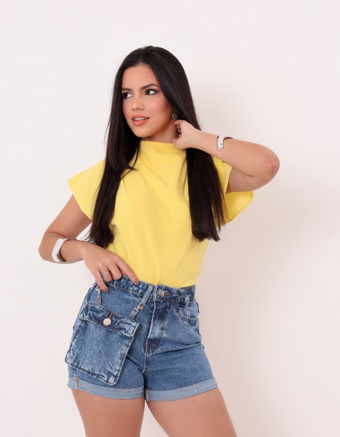 SHORT JEANS DESGRADEADO
