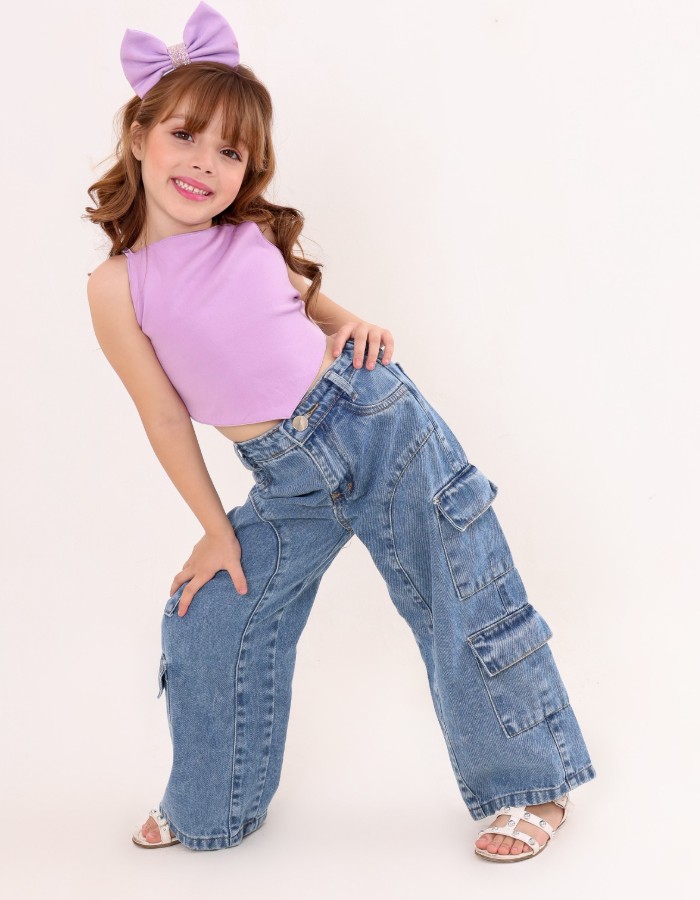 CALÇA JEANS INFANTIL