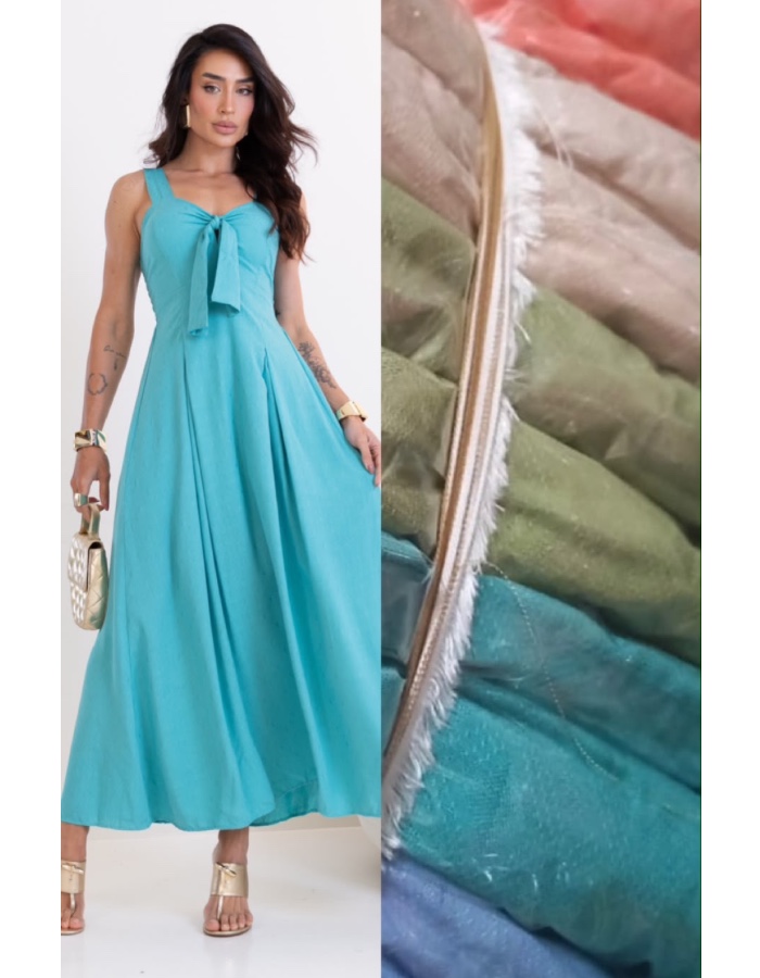 VESTIDO LISO