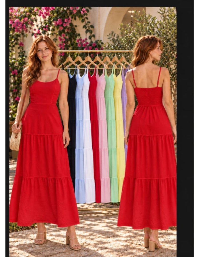 VESTIDO LISO