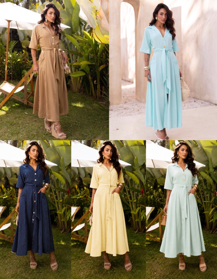 Vestido chamise Raquely 
