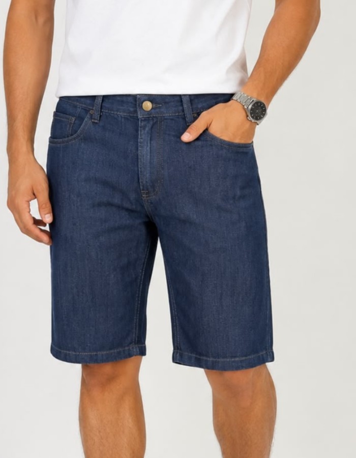 BERMUDA JEANS MASCULINA