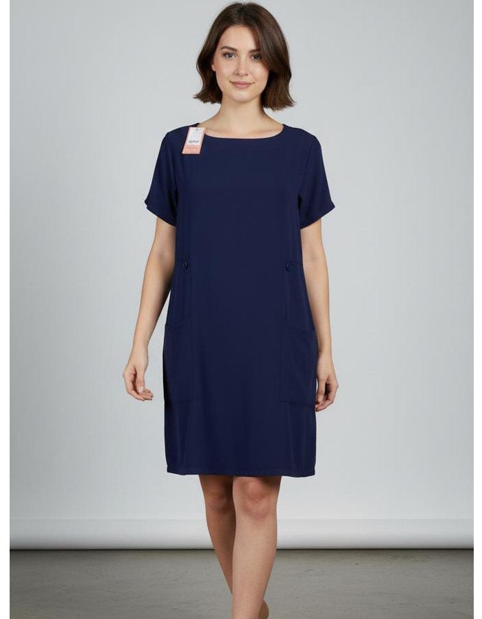 VESTIDO VISCOSE BOLSO FRENTE 