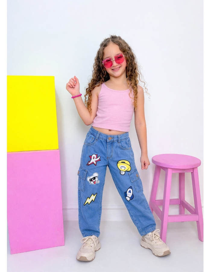 Calça cargo Emilly Vick raio