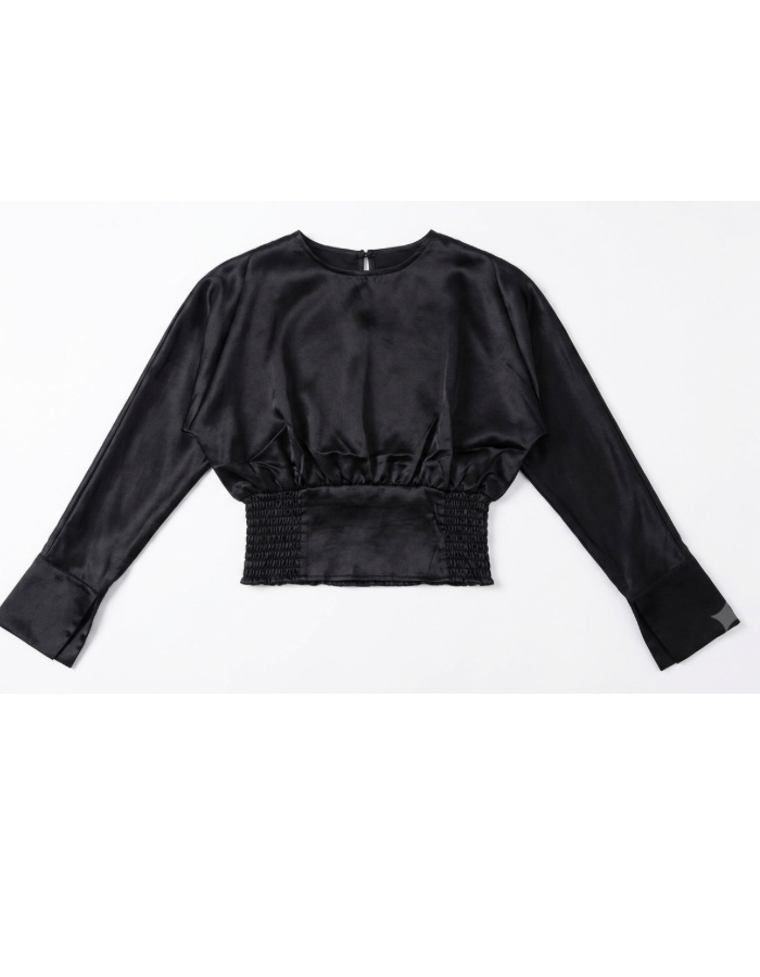 Blusa cetim elástico 