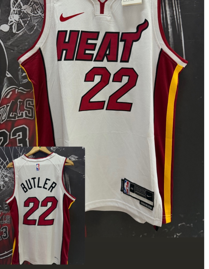 Regata Miami HEAT branca vermelho 