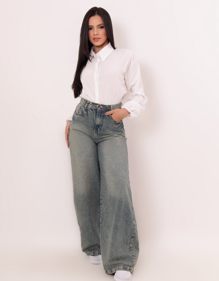 CALÇA JEANS (SUJINHO) DESGRADEADA