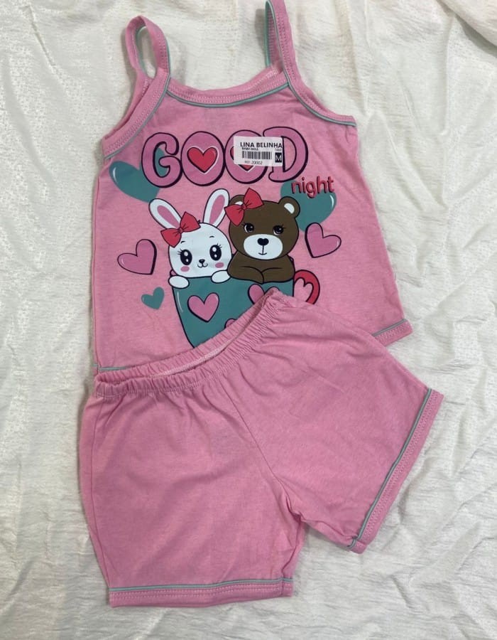 PIJAMA INFANTIL EM ALGODÃO 