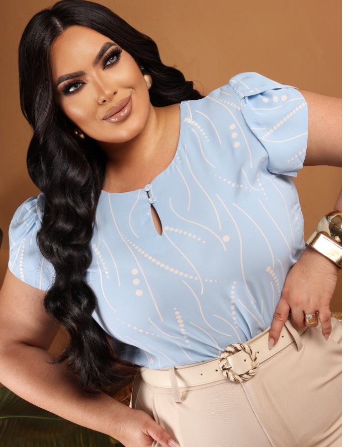 BLUSA PLUS SIZE REGINA 