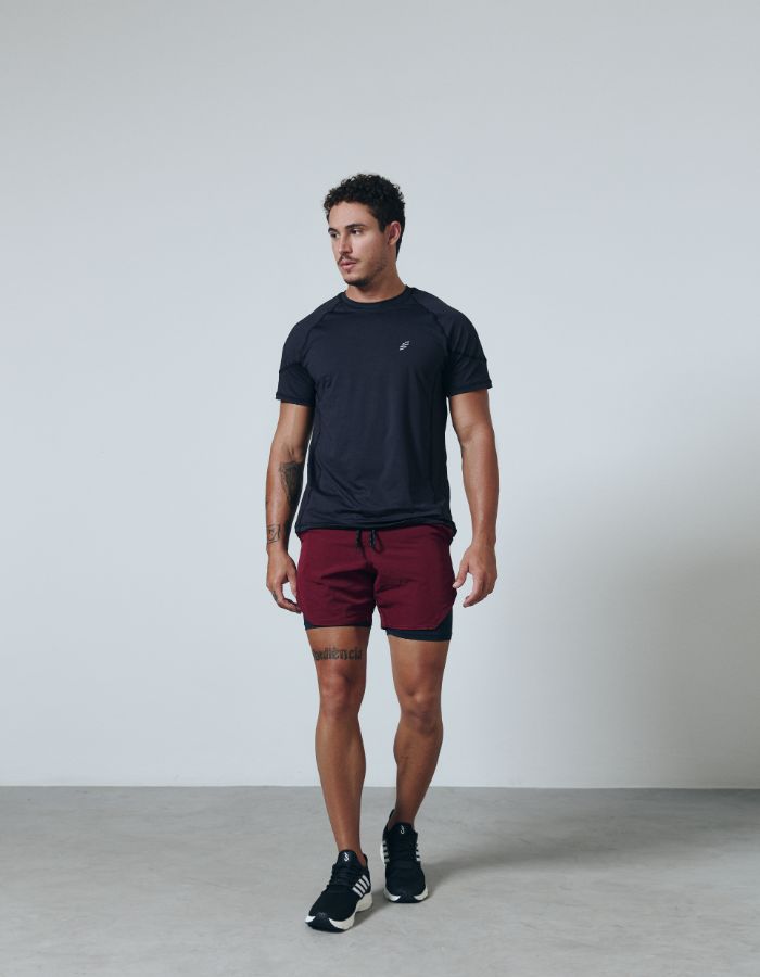 BLUSA MASC POLIAMIDA UV 50+ COM DETALHES PESPONTADOS