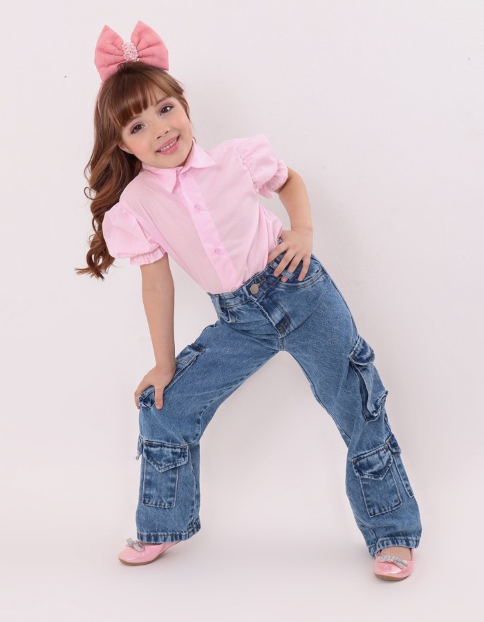 CALÇA JEANS INFANTIL