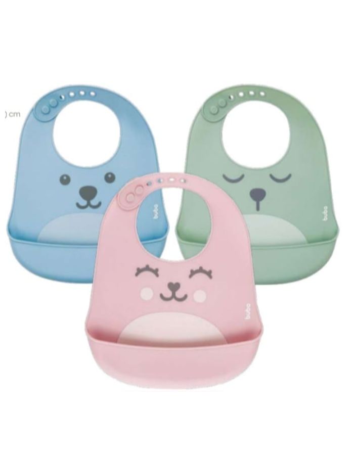 BABADOR EM SILICONE COM PEGA MIGALHAS BUBA