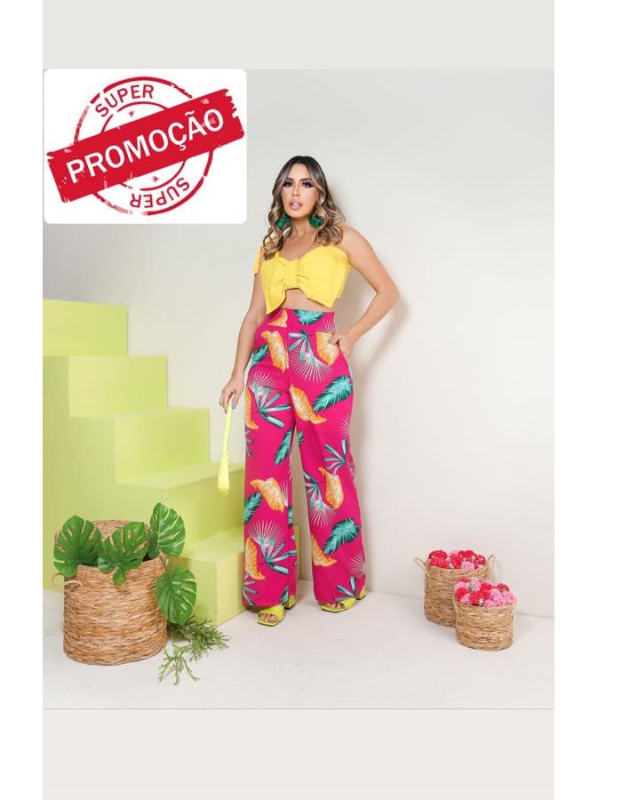 Calça pantalona 
