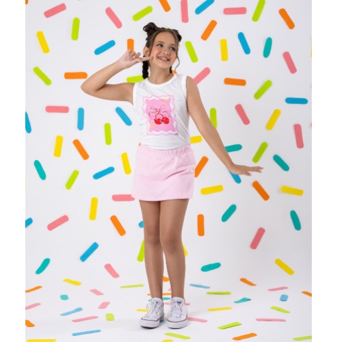 Conjunto de Regata com Short saia 