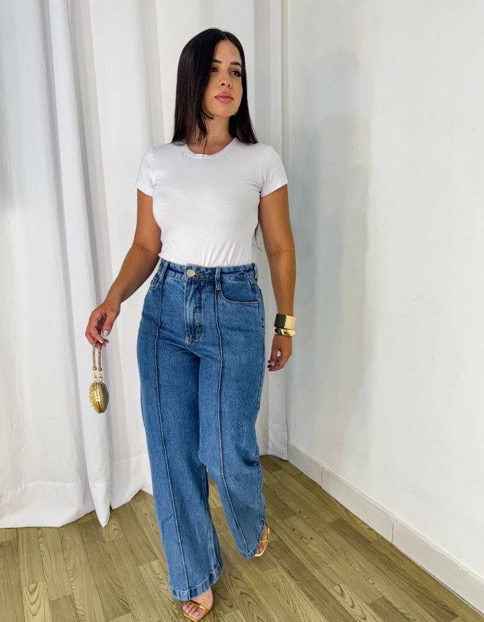 PANTALONA COM NERVURA