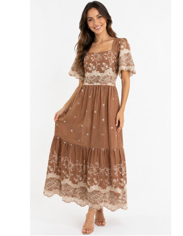 VESTIDO BORDADO