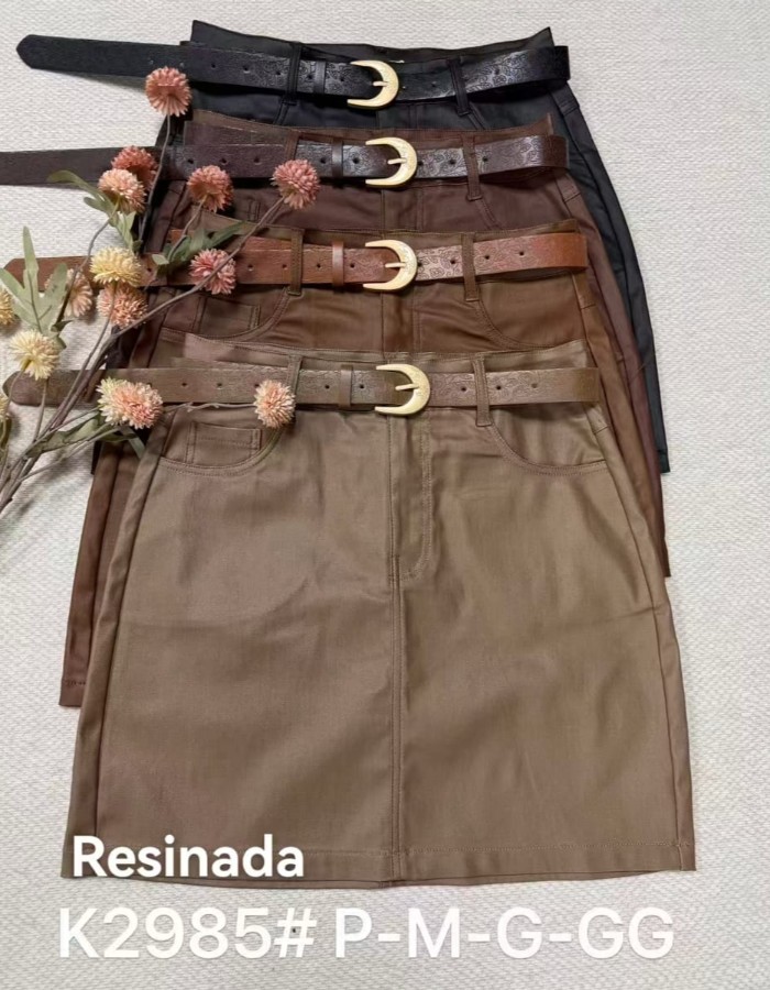 SAIA RESINADA COM CINTO
