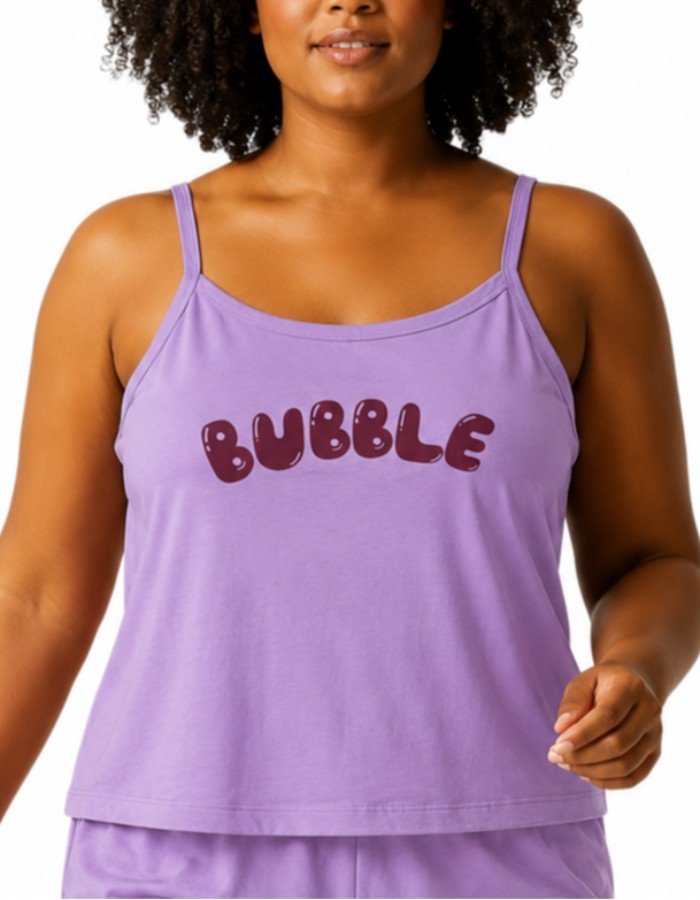 APENAS BLUSA ALÇA-BUBBLE