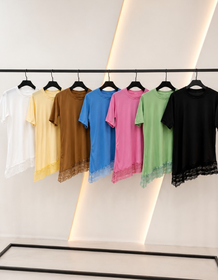 BLUSA SUEDE + RENDA