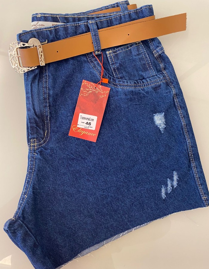 SHORT JEANS FEMININO PLUS SIZE