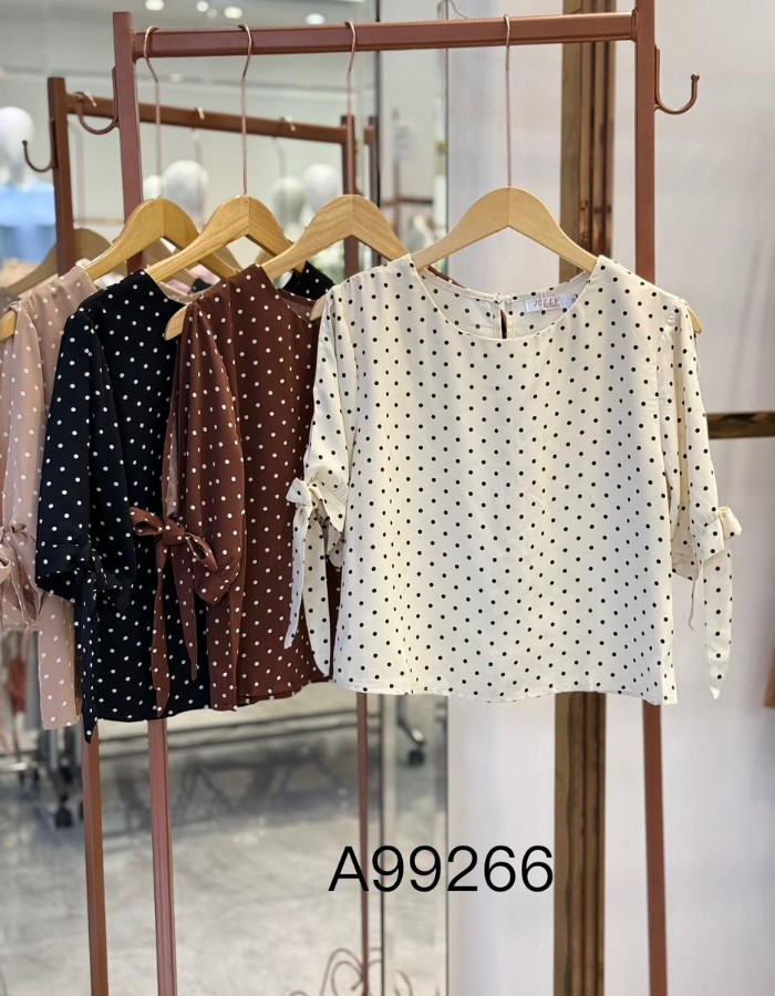 BLUSA CREPE SEDA POÁ