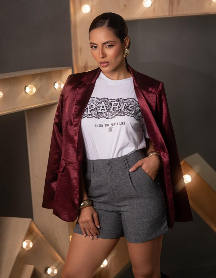 T-SHIRT ESTAMPADA PARIS 