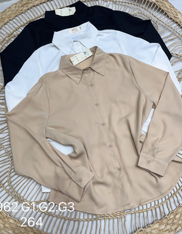 CAMISA CREPE SEDA BASICA