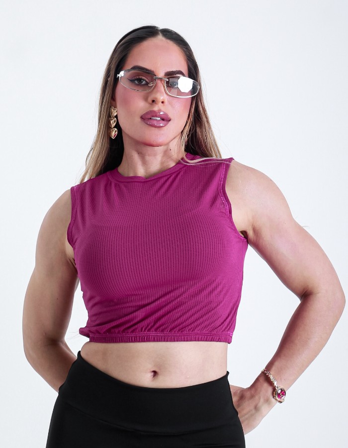 BLUSA CROPPED COM ELASTICO  135