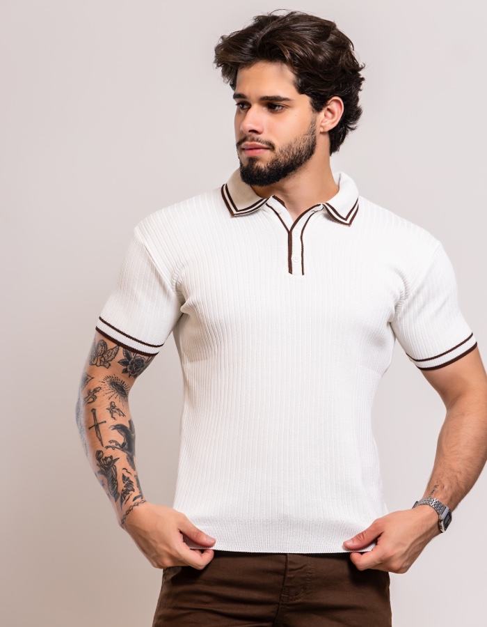 POLO TRICÔ MODAL