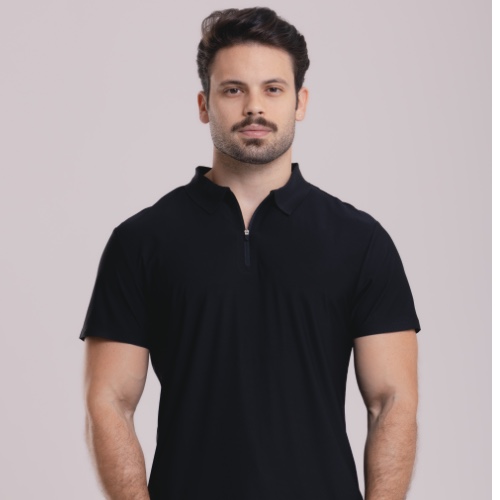 CAMISA DE ZÍPER TECH