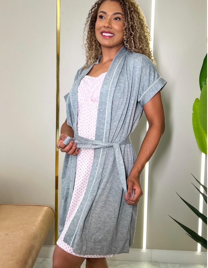CAMISOLA AMAMENTAR COM CAPA