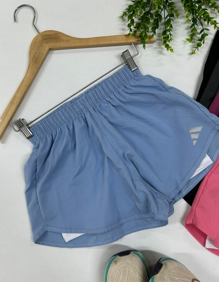 SHORT DUPLO EM  TACTEL   FEMININO
