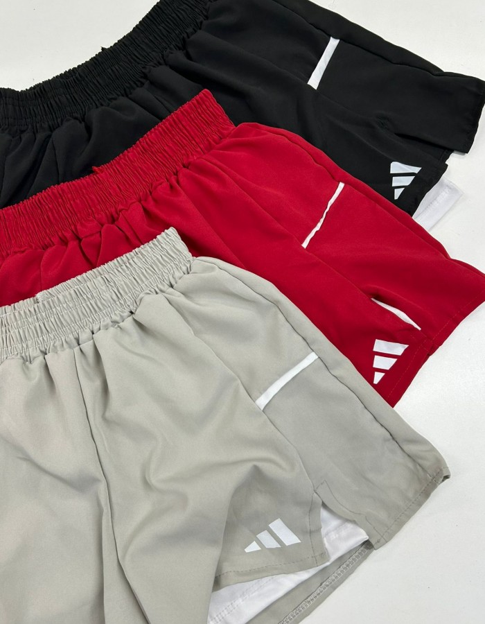SHORT DUPLO FRIZO EM TACTEL